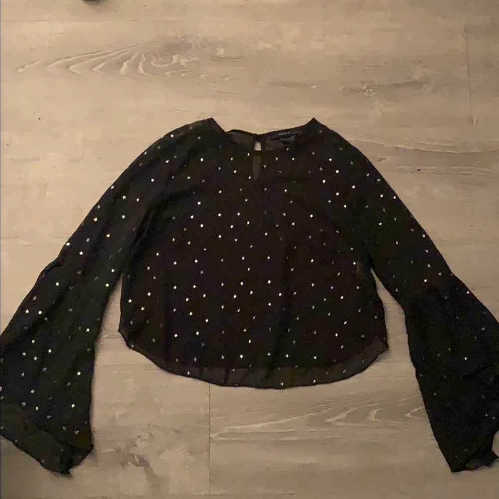 Forever 21 mesh star shirt